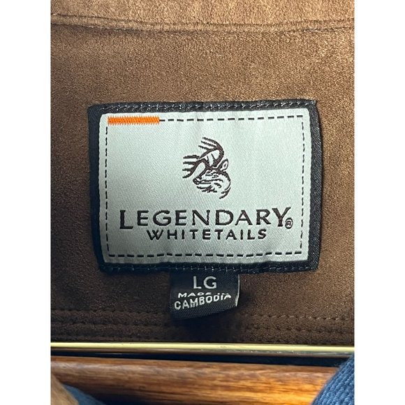 Legendary Whitetails Plaid Flannel Button down Shirt, Men's Size Large - Picture 10 of 15